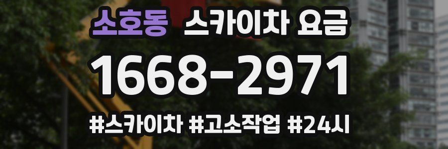 소호동 스카이차 요금