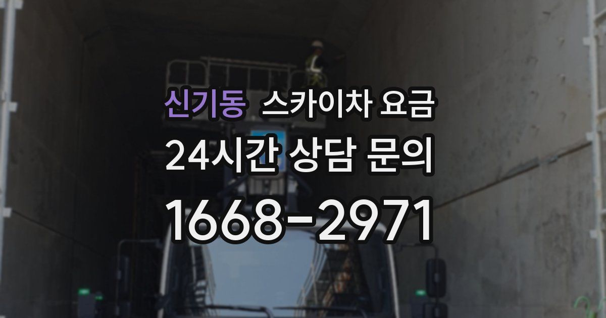 신기동 스카이차 요금