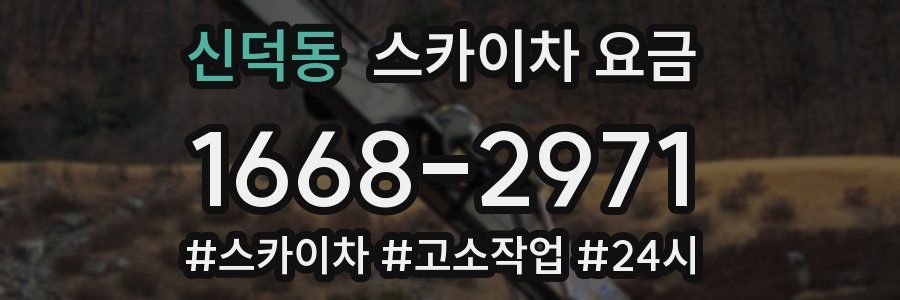 신덕동 스카이차 요금