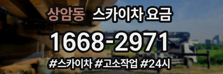 상암동 스카이차 요금