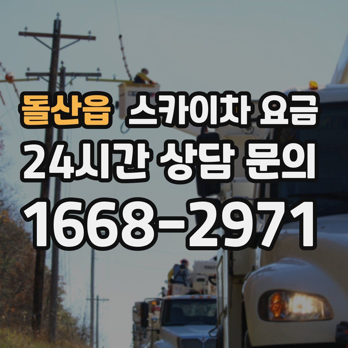돌산읍 스카이차 요금