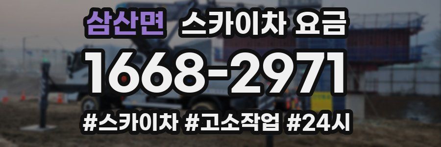 삼산면 스카이차 요금