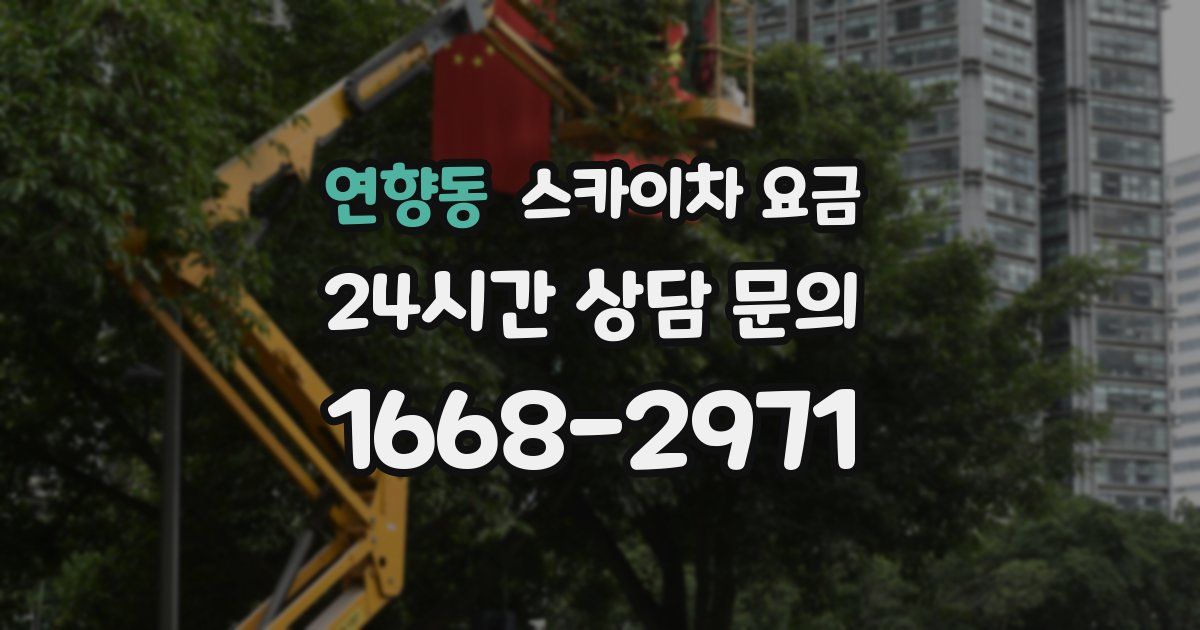연향동 스카이차 요금