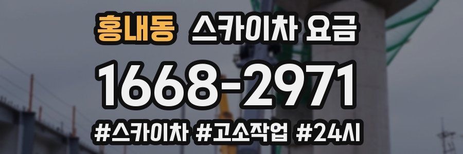 홍내동 스카이차 요금