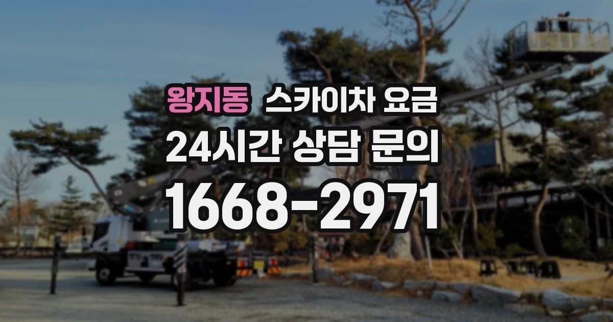 왕지동 스카이차 요금