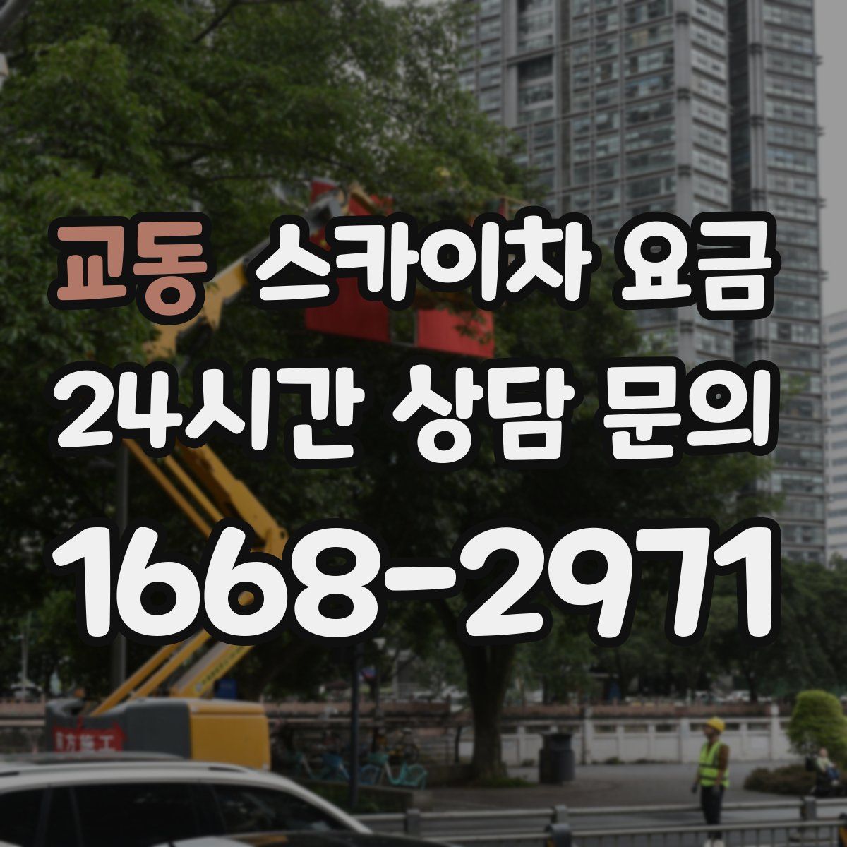 교동 스카이차 요금