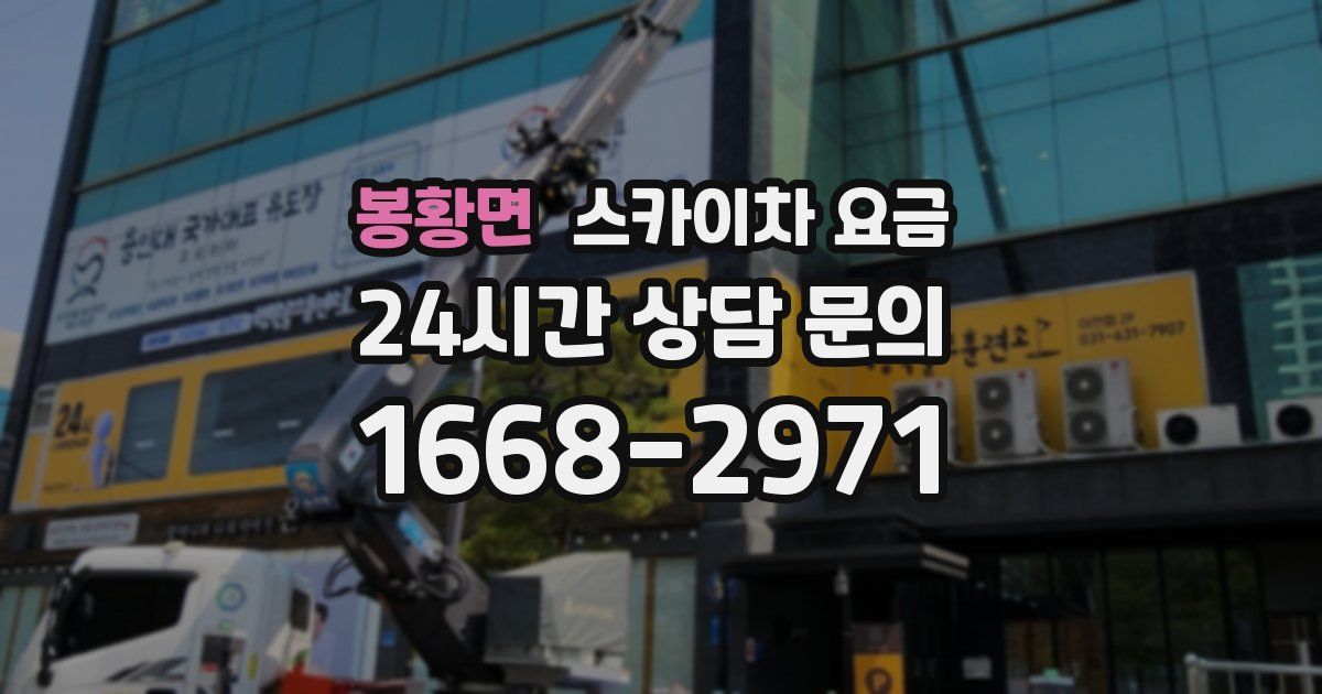 봉황면 스카이차 요금