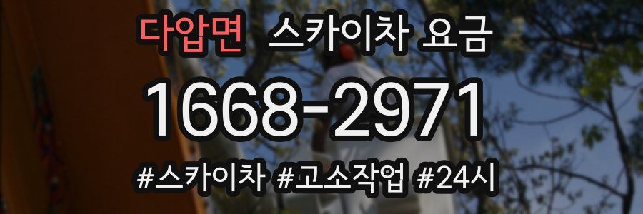 다압면 스카이차 요금