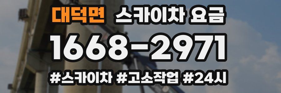 대덕면 스카이차 요금