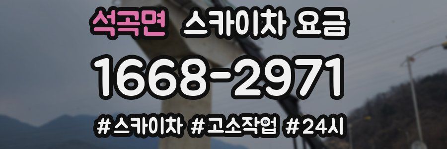 석곡면 스카이차 요금