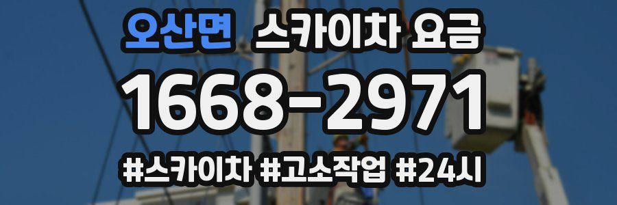 오산면 스카이차 요금