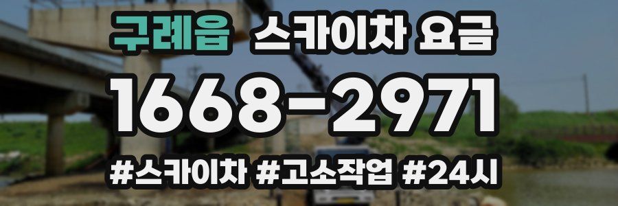 구례읍 스카이차 요금