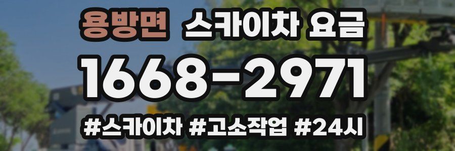 용방면 스카이차 요금