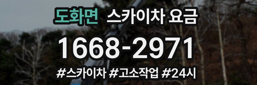 도화면 스카이차 요금