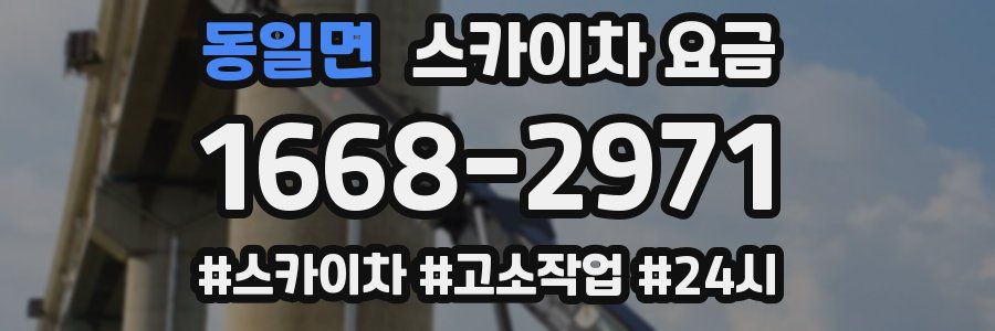동일면 스카이차 요금
