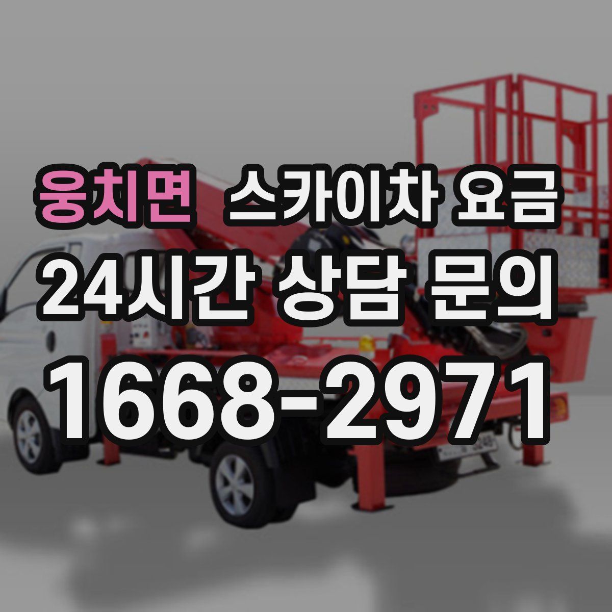 웅치면 스카이차 요금