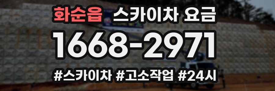 화순읍 스카이차 요금