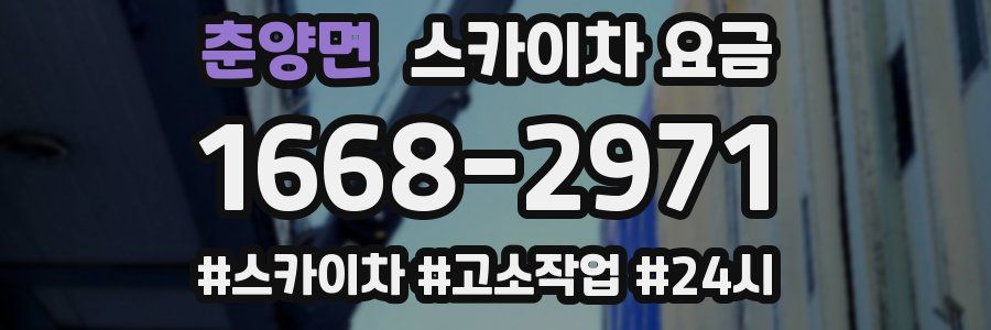 춘양면 스카이차 요금