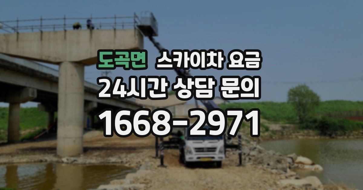 도곡면 스카이차 요금