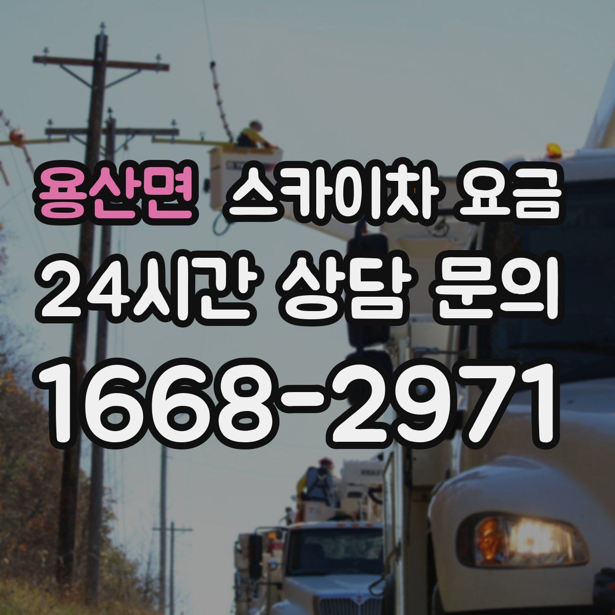 용산면 스카이차 요금