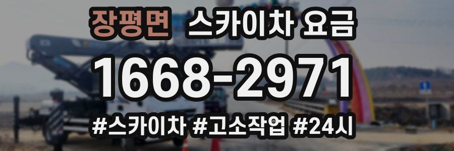 장평면 스카이차 요금