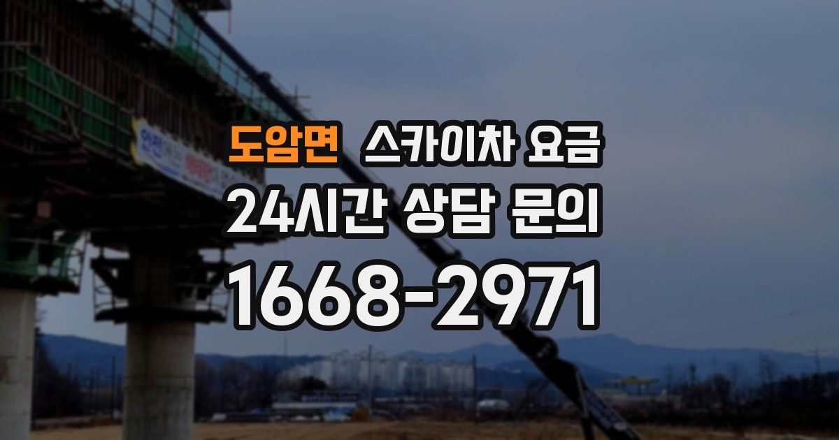 도암면 스카이차 요금