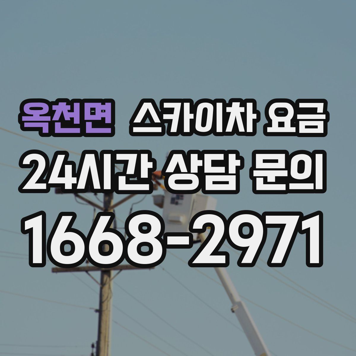 옥천면 스카이차 요금
