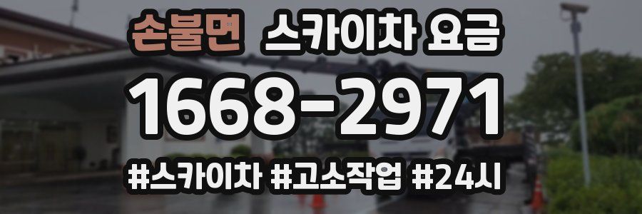 손불면 스카이차 요금