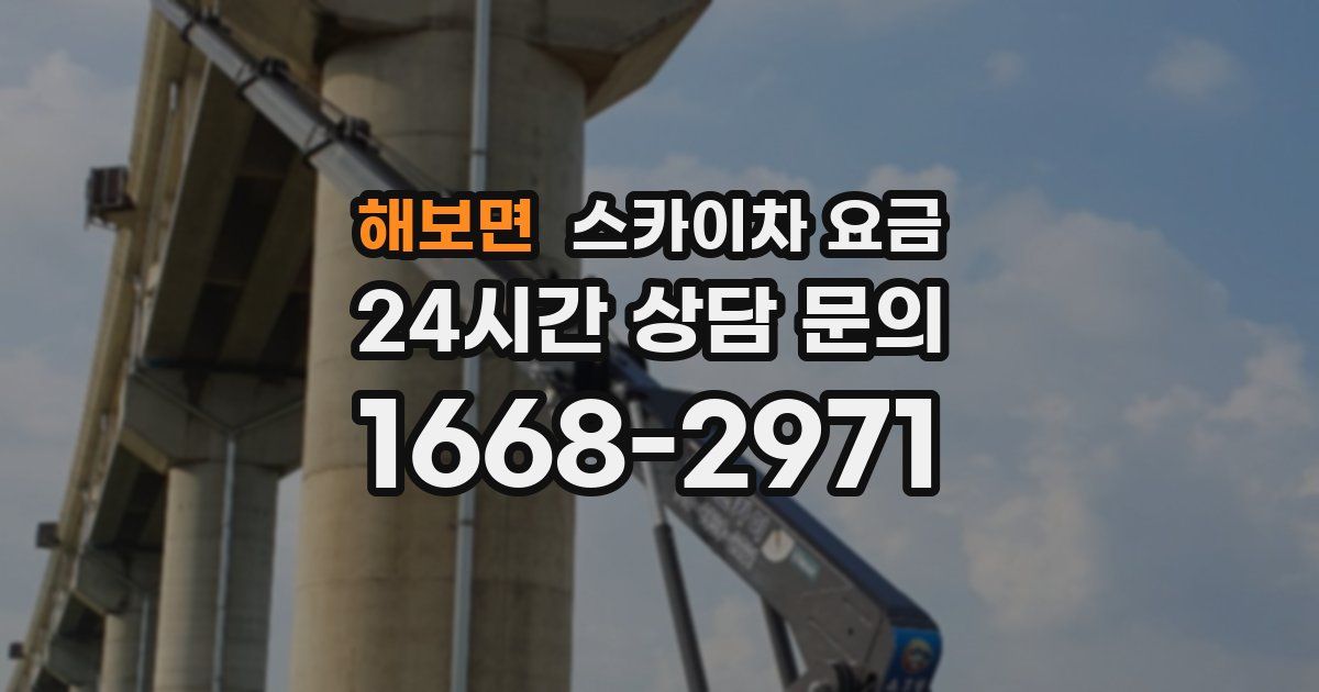 해보면 스카이차 요금