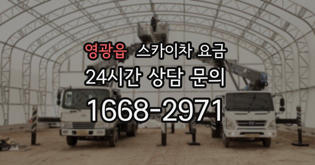 영광읍 스카이차 요금