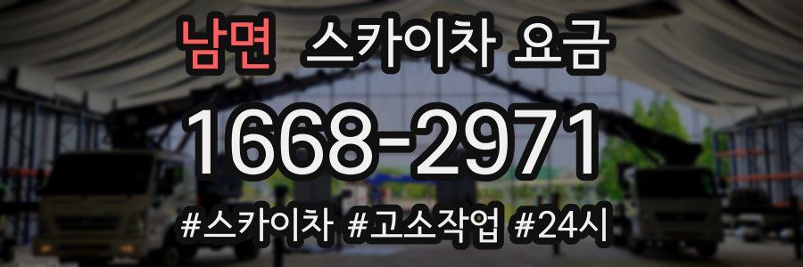 남면 스카이차 요금