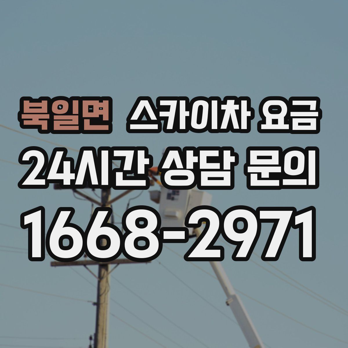 북일면 스카이차 요금