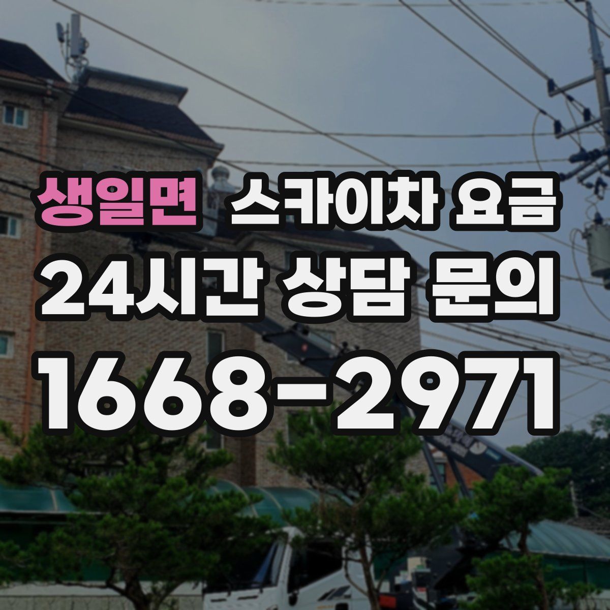 생일면 스카이차 요금