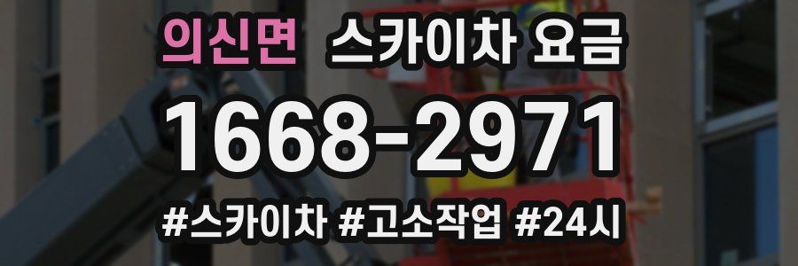 의신면 스카이차 요금