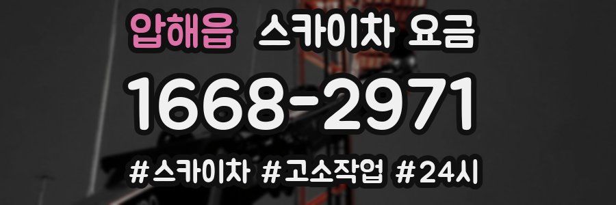 압해읍 스카이차 요금