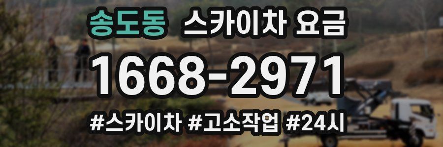 송도동 스카이차 요금