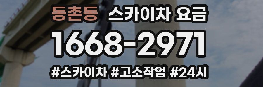 동촌동 스카이차 요금