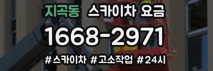 지곡동 스카이차 요금
