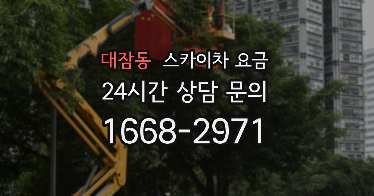 대잠동 스카이차 요금