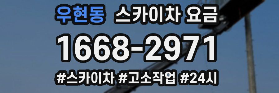 우현동 스카이차 요금