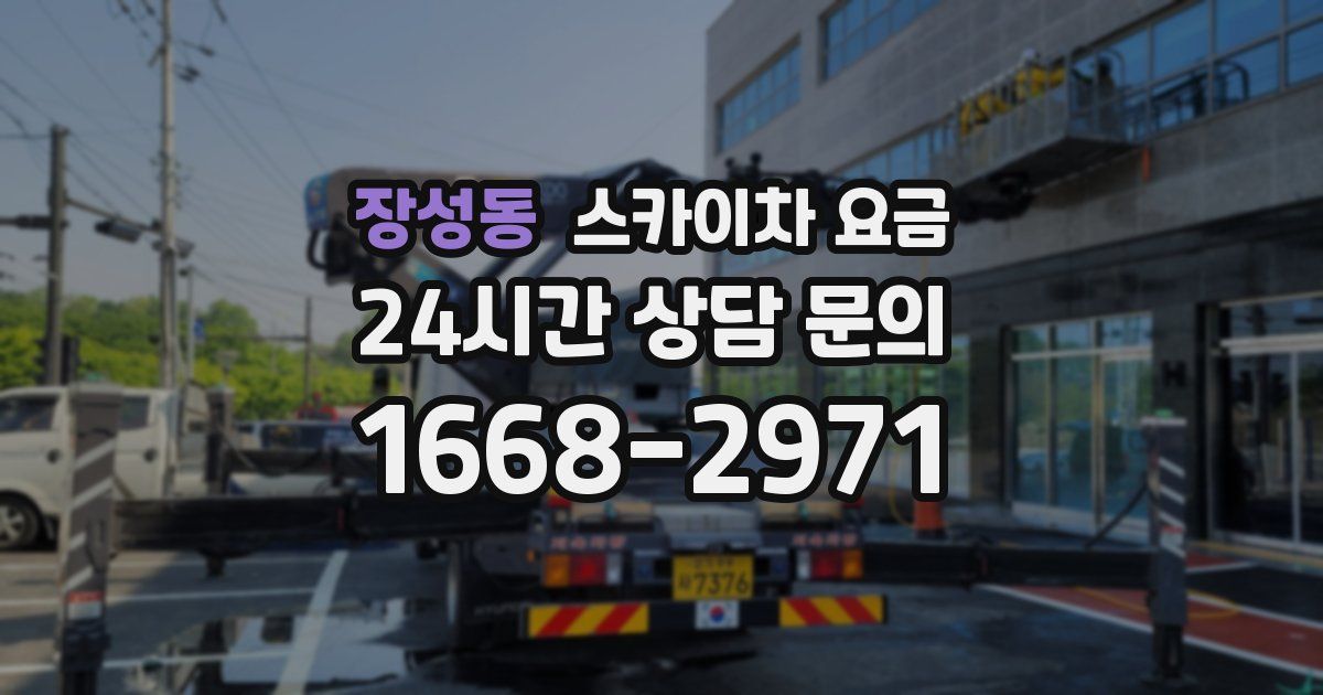 장성동 스카이차 요금