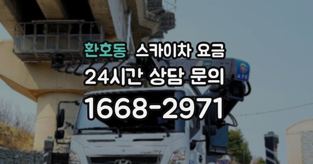 환호동 스카이차 요금