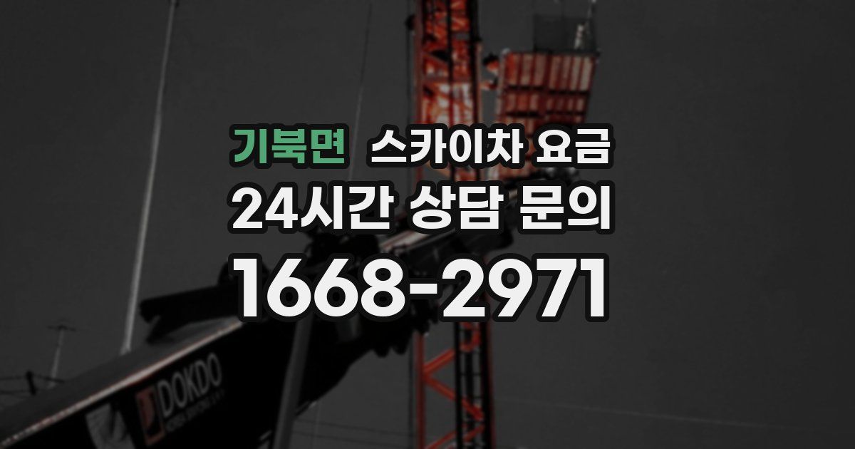 기북면 스카이차 요금