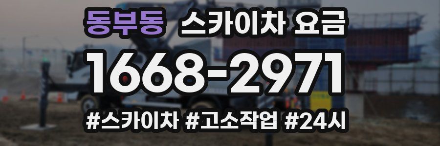 동부동 스카이차 요금