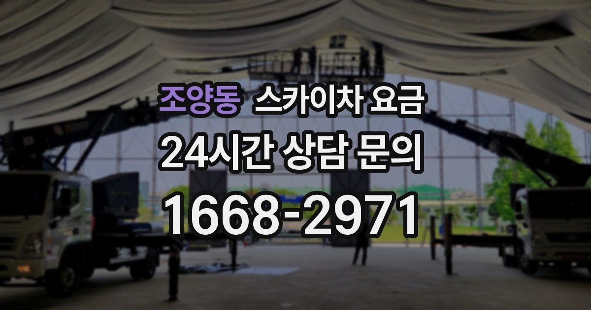 조양동 스카이차 요금