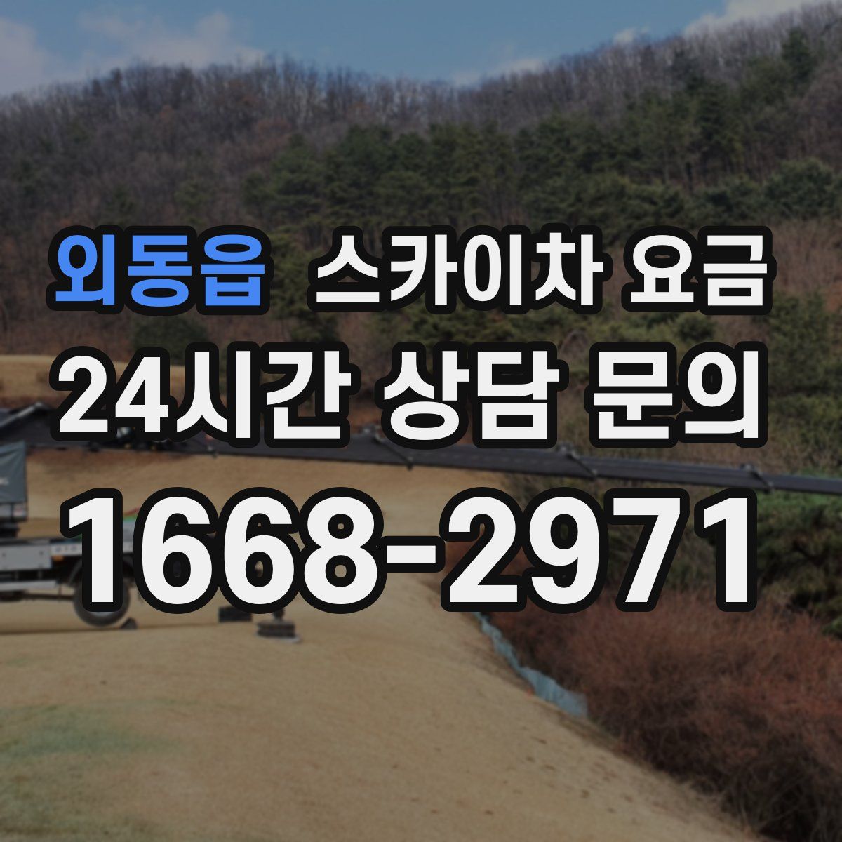외동읍 스카이차 요금