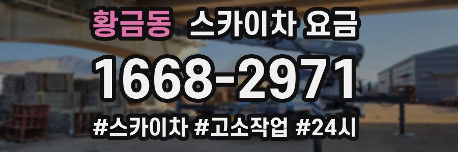 황금동 스카이차 요금