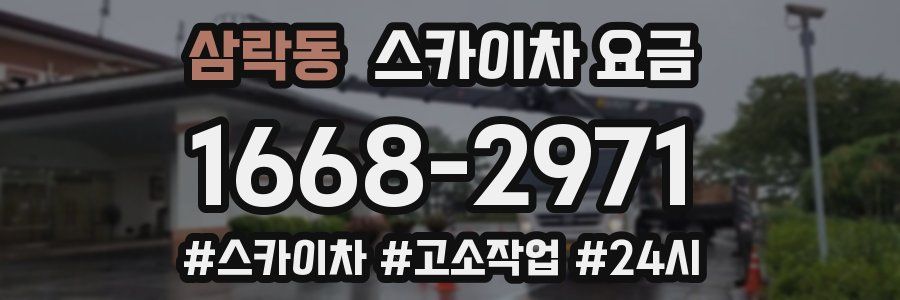 삼락동 스카이차 요금