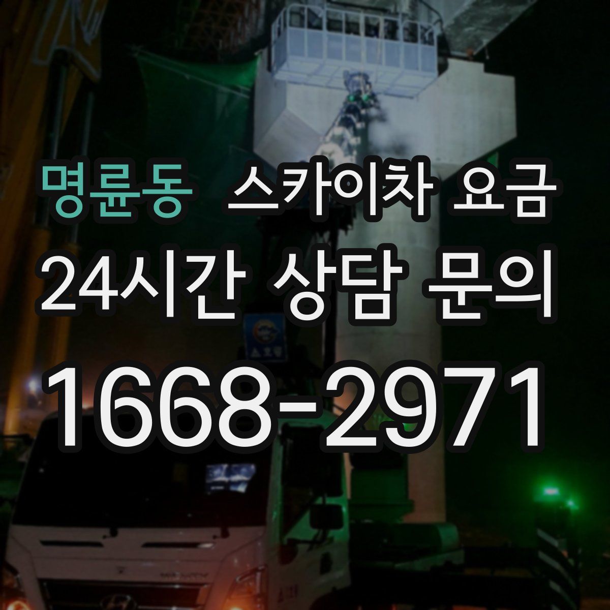 명륜동 스카이차 요금