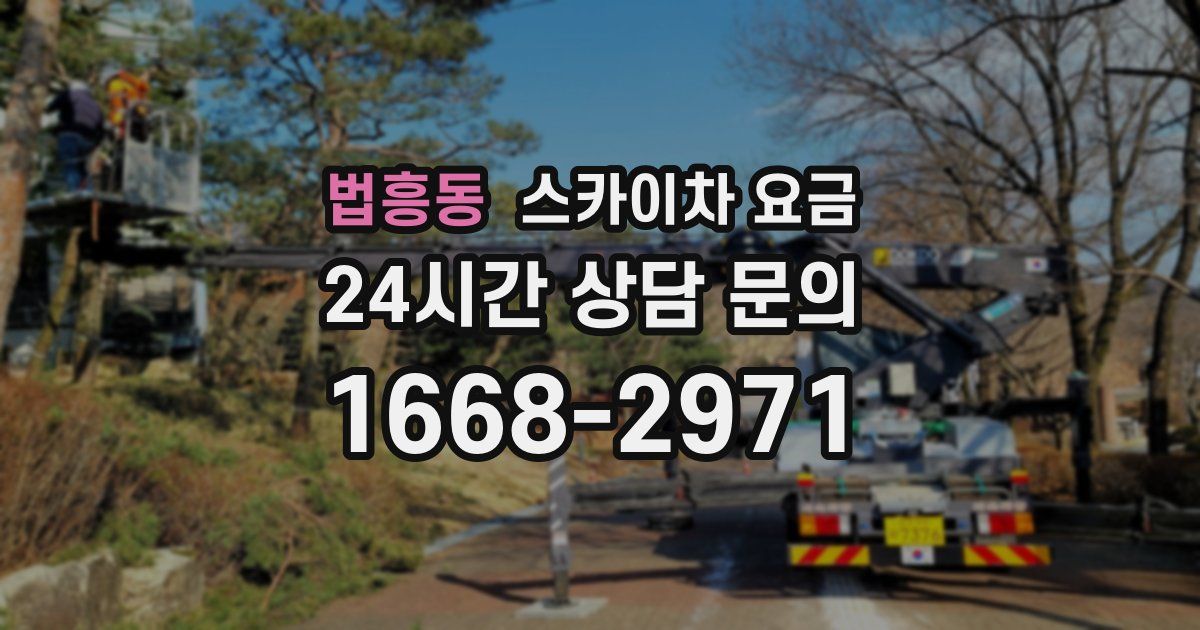 법흥동 스카이차 요금